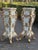 Late 20thC Italian Baroque Cream Gold Pedestals Pair For Sale - Image 18 of 18