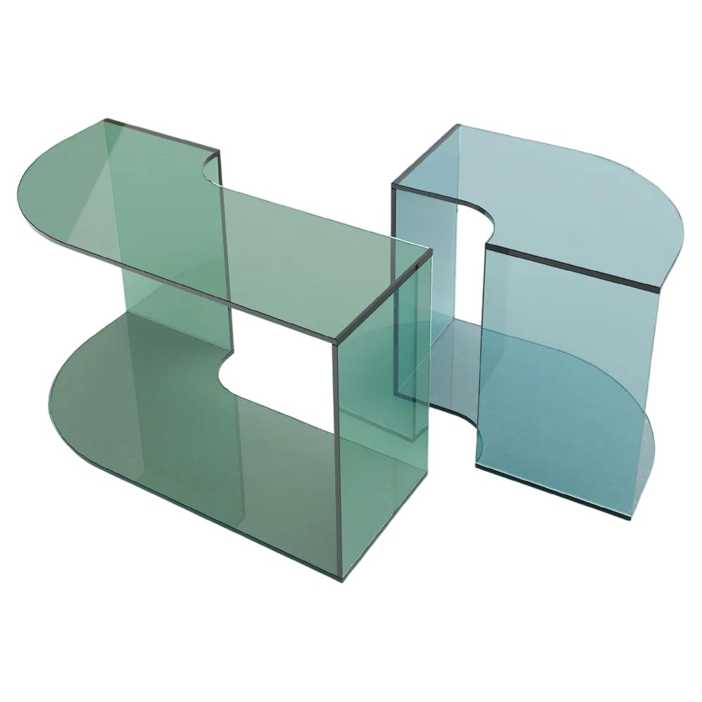 Quarter V1 and V2 Tables by Edizione Limitata, Set of 2 | Chairish