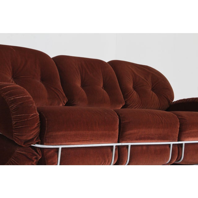 Textile Vintage Okay Sofa by Adriano Piazzesi, 1970s For Sale - Image 7 of 8