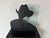 Glass 1990's Vintage Robert's for Ancoa Cowboy Art Glass Sculpture For Sale - Image 7 of 15