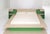 Cream Geometric Double Bed by Dario Nasuti For Sale - Image 8 of 9
