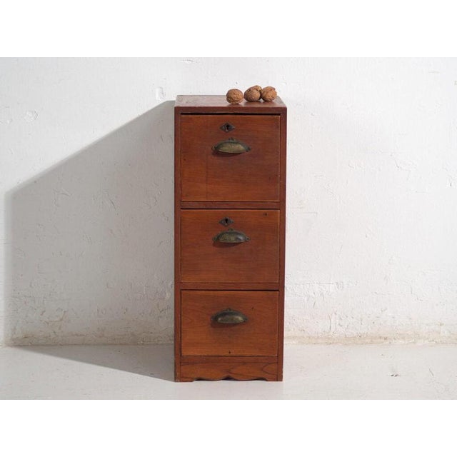 Small Antique Japanese File Cabinet For Sale - Image 9 of 11