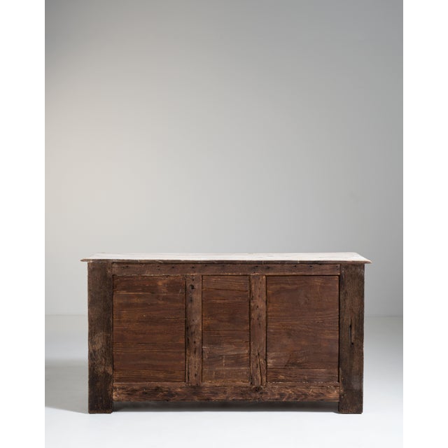 Louis XV Oak Buffet France Early 19th Century For Sale - Image 14 of 15