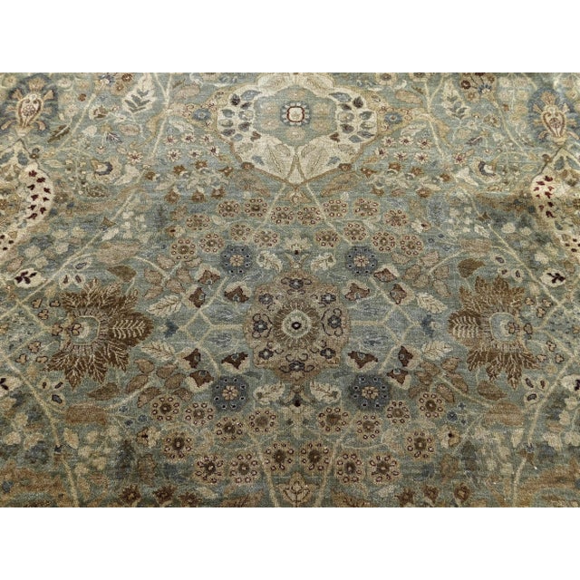 Extra Fine Super Quality Vintage Hand Knotted, Tie Dye Wool Pile Rug. For Sale - Image 12 of 18