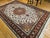 Fine Persian Tabriz Shirfar Rug, Hand-Knotted Wool & Silk, Floral Pattern, Ivory & Chocolate, 7x10 For Sale - Image 4 of 18