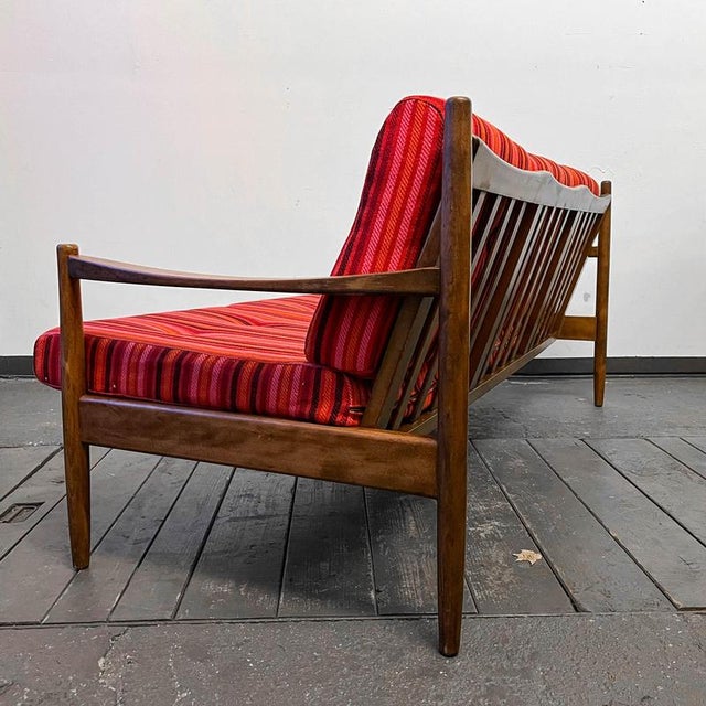 Mid-Century Beech Sofa, 1960s For Sale - Image 3 of 18