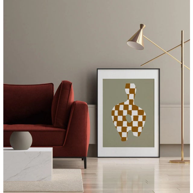 Contemporary Abstract Checkers Giclee Print For Sale - Image 6 of 6