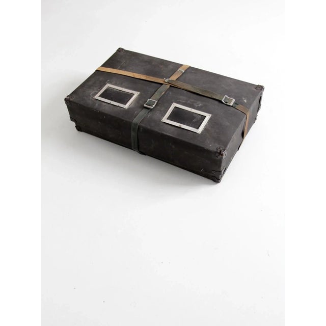 Rustic Vintage Laundry Mailing Box For Sale - Image 3 of 8