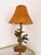 Brown Midcentury Modern Italian Faux Bamboo Table Lamp, 1950s For Sale - Image 8 of 11