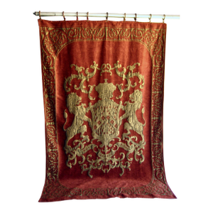 20th Century French Royal Coat of Arm Tapestry