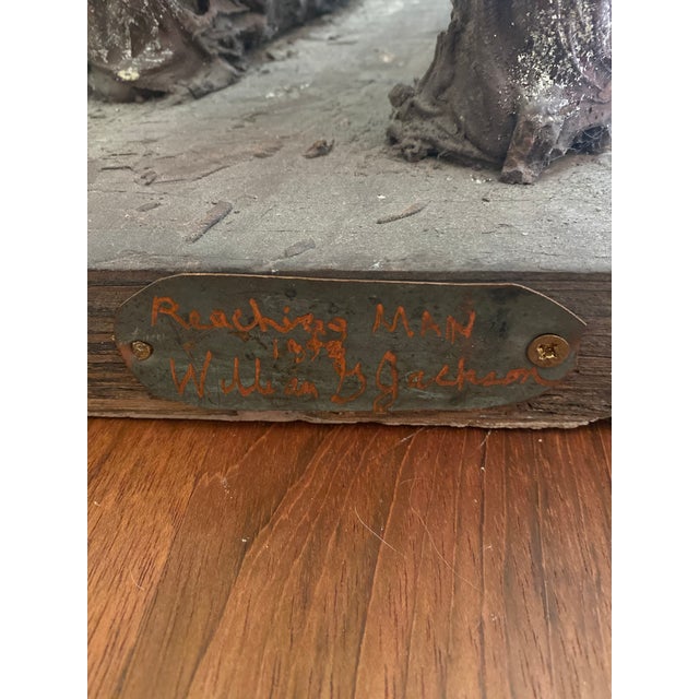 Vintage 6-Foot Brutalist Abstract Expressionist Sculpture For Sale - Image 4 of 13