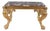 Baroque Italian Gilt Console Table in Breccia Marble For Sale