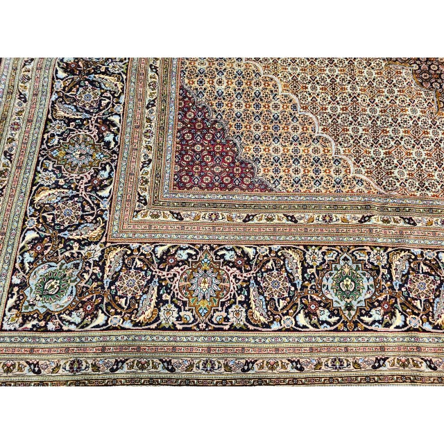 Early 20th Century Tabriz Mahi Rug For Sale - Image 17 of 18