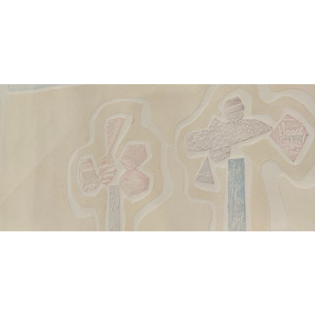 1990s Sherry Schrut Pastel Original Print, Framed For Sale - Image 9 of 12