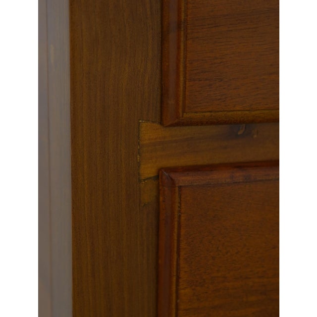 New England Queen Anne Style Cherry Finish Tall Highboy For Sale - Image 12 of 15