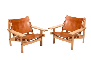 Model 168 Hunting Chairs by Kurt Østervig for Kp Møbler, 1960s, Set of 2