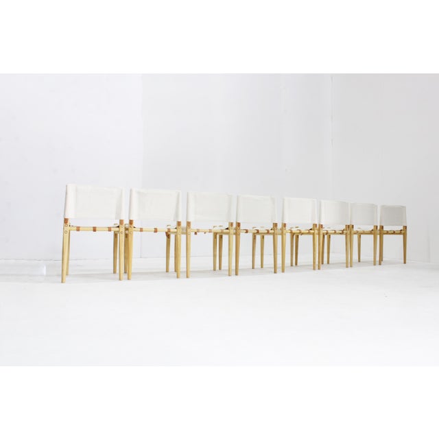 Vintage Linda Dining Chairs by De Pas, D'Urbino and Lomazzi for Zanotta, Set of 8 For Sale - Image 9 of 9