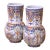 Pair of 19th Century French Desvres Faience Vases in the Rouen Taste For Sale
