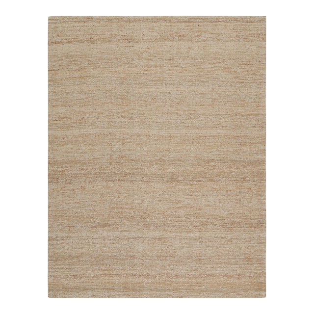 2010s Rug & Kilim’s Contemporary Jute Kilim in Beige-Brown For Sale