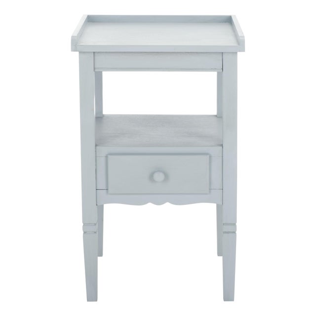 Araminta 1 Drawer Accent Table in Winter Sky For Sale