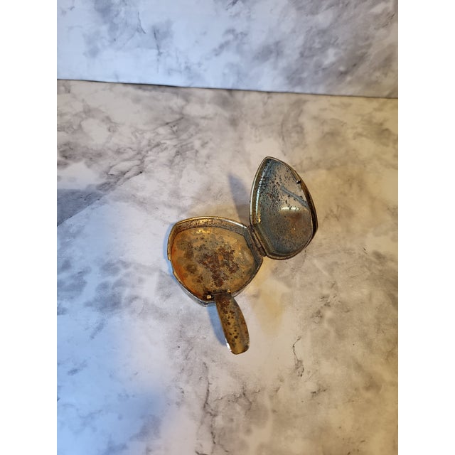 Copper Mid 20th Century Portable Ashtray Courting Couple For Sale - Image 8 of 14