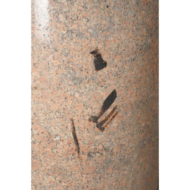 Mid 20th Century Mid 20th Century Set of Four Neoclassical Pink Granite 10 Ft. Half Columns For Sale - Image 5 of 13