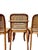 1960s Set of Six Josef Hoffmann-Designed “Prague” Bentwood & Cane Chairs For Sale - Image 5 of 6