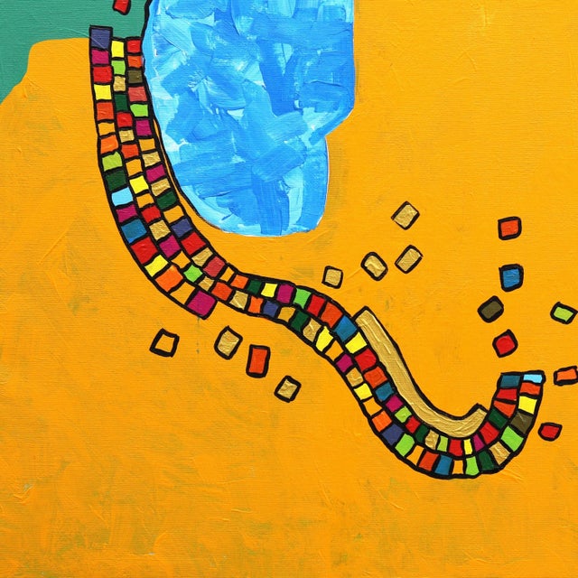 "New and Groovy" Original Artwork by Valerie Etitinwo For Sale - Image 4 of 8