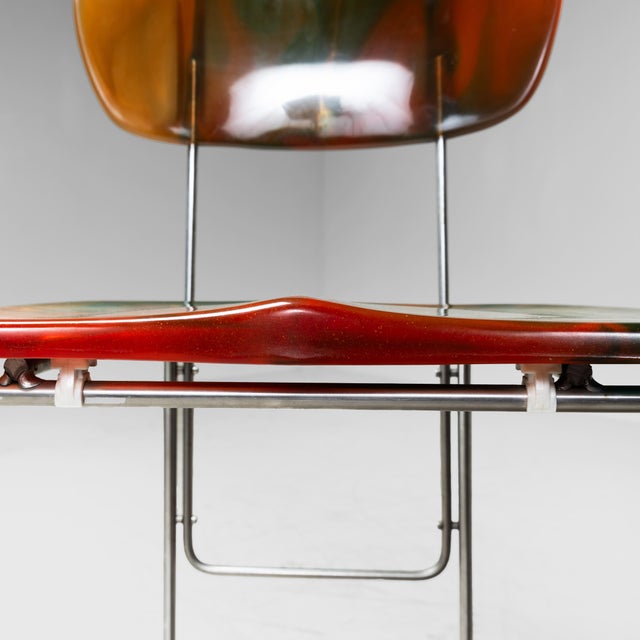 Broadway Chairs by Gaetano Pesce for Bernini, 1980s, Set of 4 For Sale - Image 16 of 18