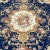 Navy Blue 1990s Handwoven French Style Aubusson Area Rug 9’0″ X 12’0″ For Sale - Image 8 of 12
