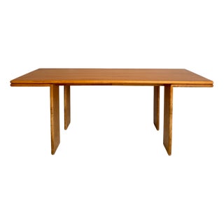 Mid-Century Ash Dining Table attributed to Mario Marenco, 1980s For Sale