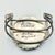 1970s Vintage Southwestern Dine’ Navajo Ben Touchine Turquoise & Sterling Large Cuff Bracelet - 7” For Sale - Image 10 of 11