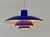 Blue PH 4/3 Pendant Lamp by Poul Henningsen for Louis Poulsen, Denmark, 1970s For Sale - Image 13 of 18
