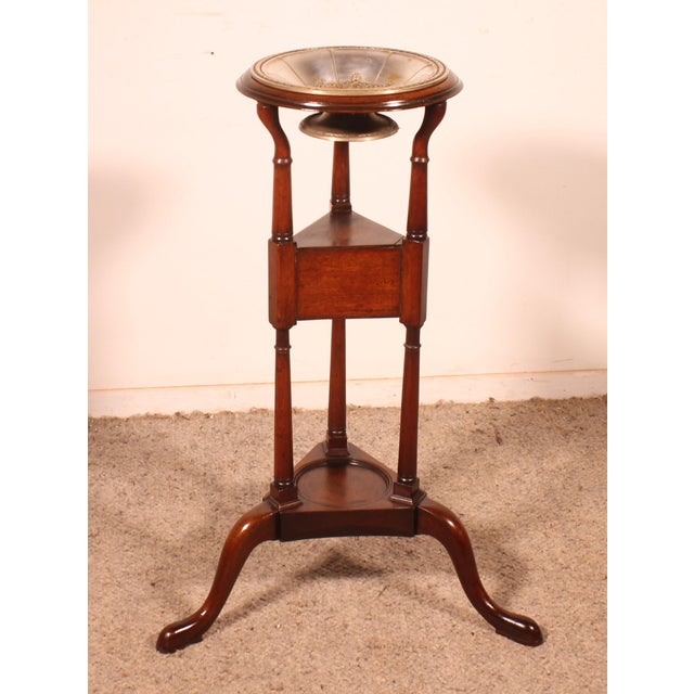 Wood 18th Century Mahogany Barber Table For Sale - Image 7 of 15