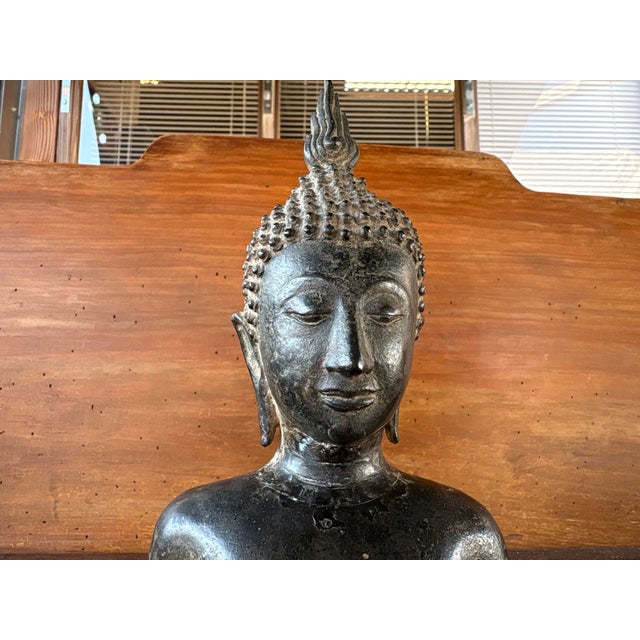 Burmese Artist, Mandalay Style Standing Buddha, Early 20th Century, Bronze For Sale - Image 5 of 15