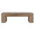 Natural Rustic Oak Beam Coffee Table For Sale In Los Angeles - Image 6 of 9