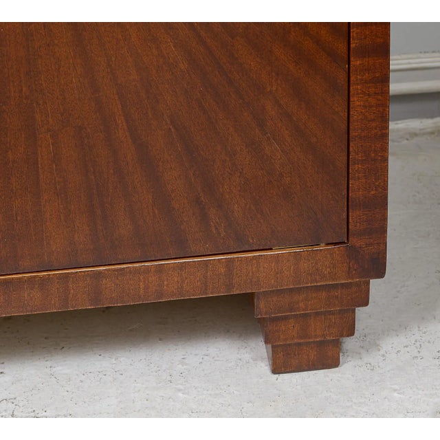 Exquisite Parquetry Cabinet With Starburst Pattern For Sale - Image 9 of 10