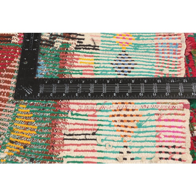 Textile Vintage Azilal Moroccan Rug, 03'05 X 07'06 For Sale - Image 7 of 10