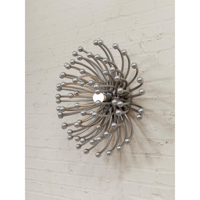 Mid-Century Modern 1970s Styled After Pistillo Studio Tetrarch for Valenti Silver Round For Sale - Image 3 of 6