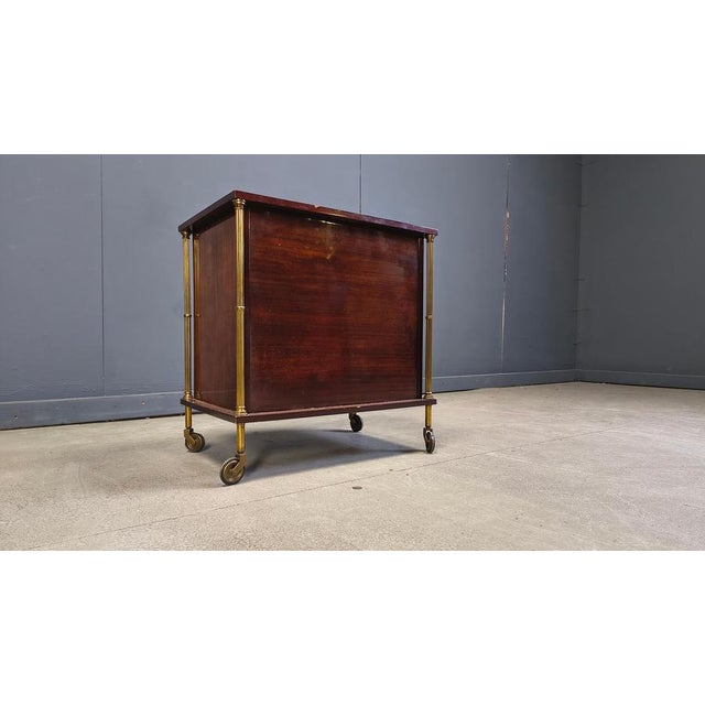 Mid-Century Modern French Bar Cabinet, 1960s For Sale - Image 4 of 15