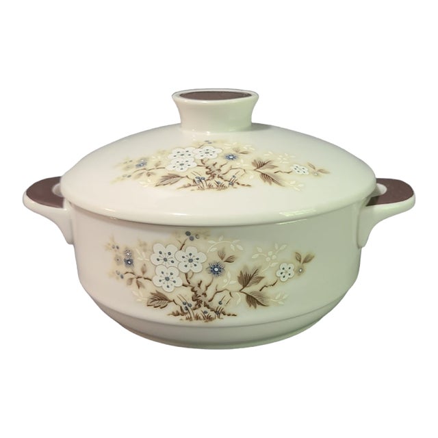 Late 20th Century Royal Doulton t.c 1079 Limited Fine Oven China Mandalay Small Covered Casserole Dish For Sale