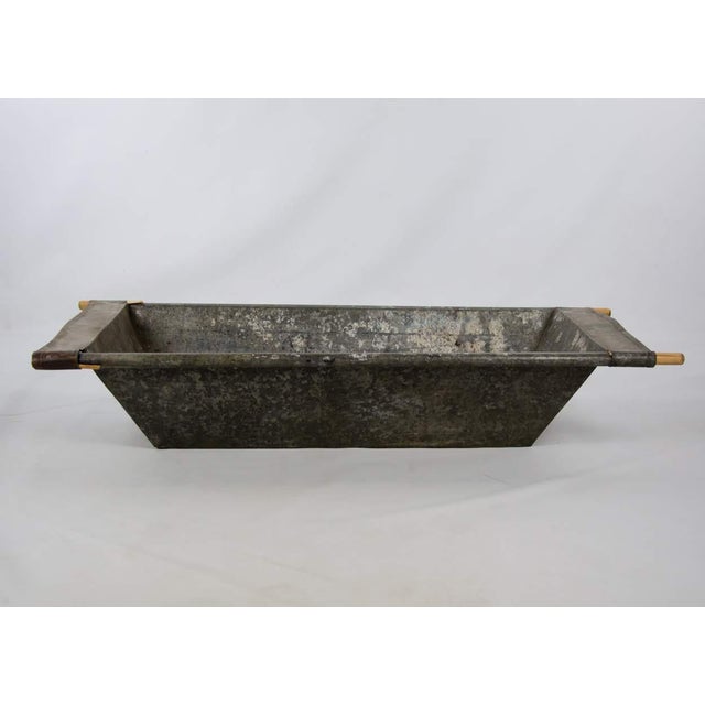 Vintage French Galvanized Metal Dough Bowl Chairish