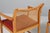 Red Armchairs in Elm, Cane and Leather by Ditte Heath for Søren Horn, 1960s, Set of 2 For Sale - Image 8 of 10