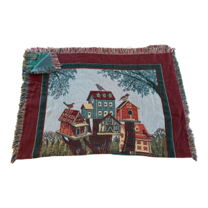 Bob Timberlake America the Beautiful Birds & Tree Woven Tapestry Blanket