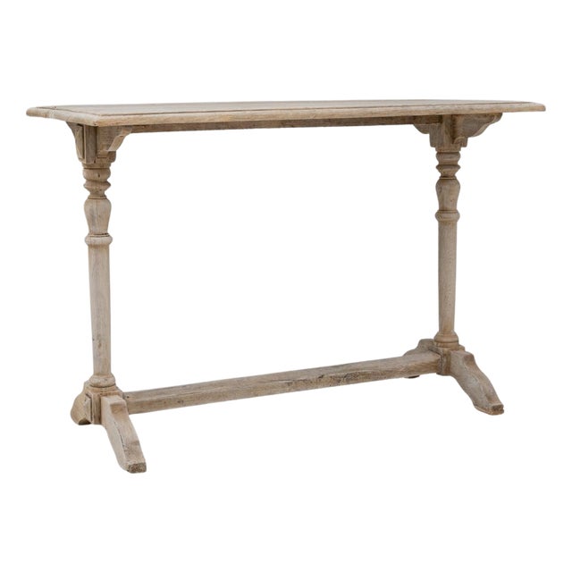 20th Century French Oak Console Table For Sale