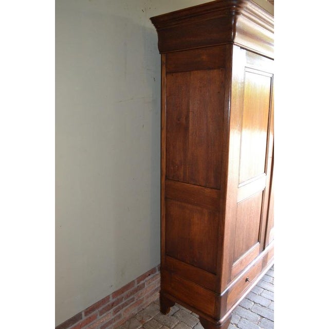 Antique Louis Philippe Oak Cabinet For Sale - Image 9 of 11