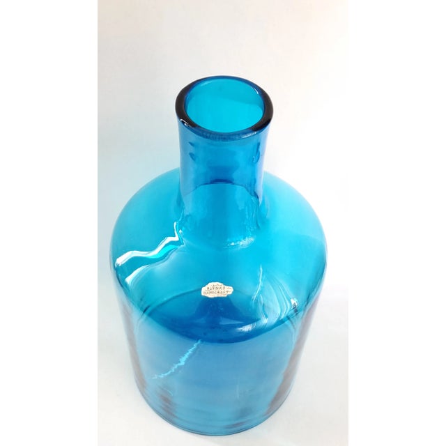 Joel Myers Decanter Blenko Vase #6955-L For Sale - Image 4 of 7