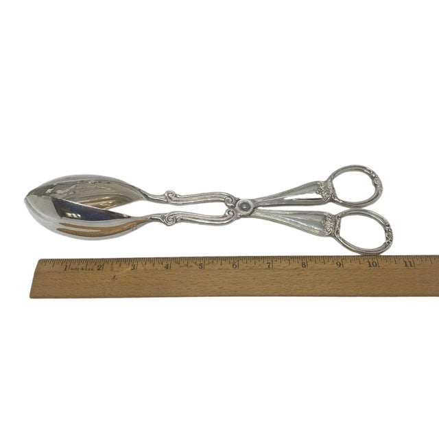 Late 20th Century Gorham Glossy Silver Plate Heritage OnePiece Salad