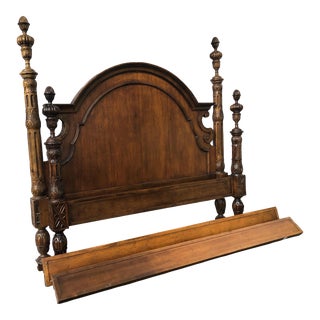 Baker Four-Poster Queen Bedframe Headboard Footboard Rails For Sale