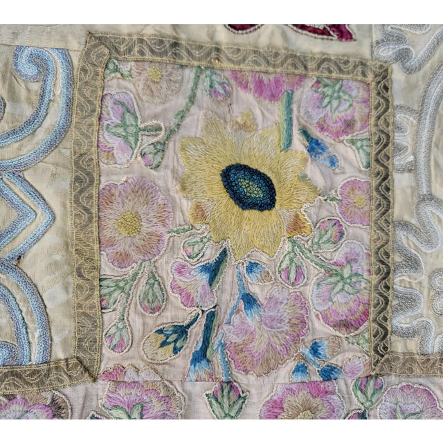 Late 18th Century Italian Alter Cloth Handmade Applique For Sale - Image 4 of 9